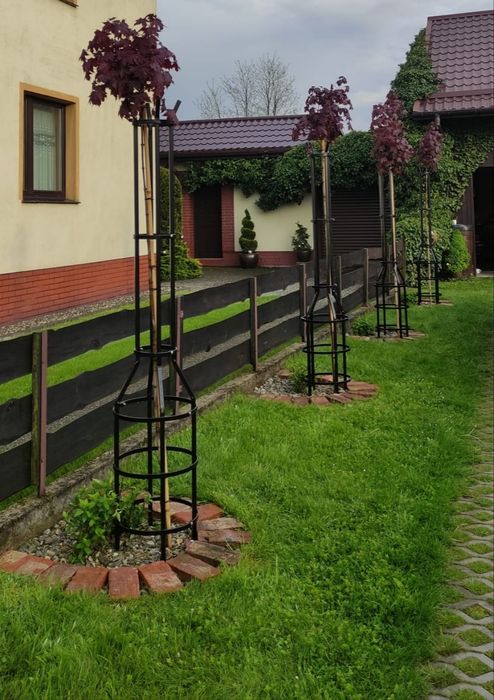 Podpora do drzew wysokopiennych (pergole, kosze)
