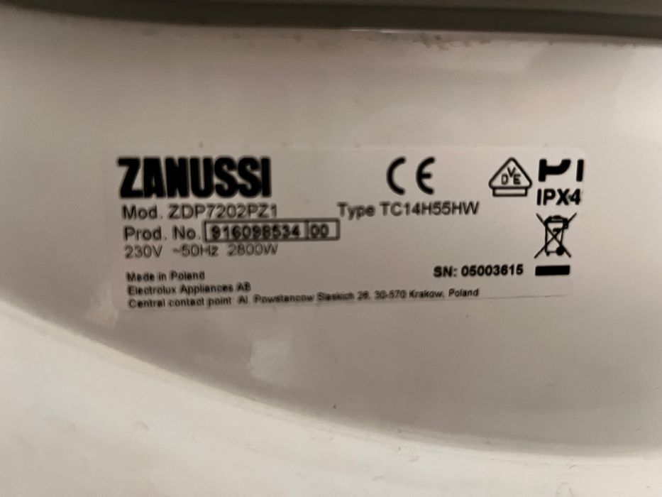 Máquina de secar roupa de condensação  7 kg
