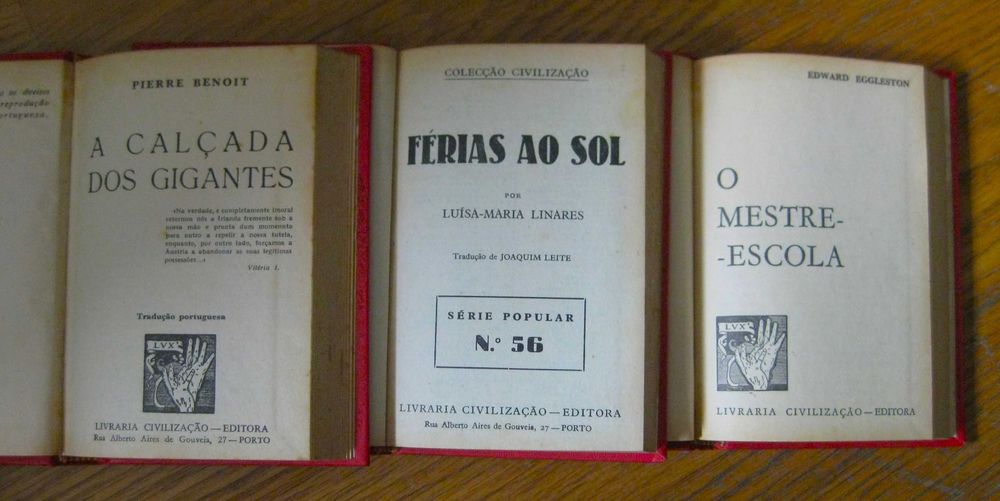 O Mestre-Escola de Edward Eggleston Antigo da Livraria Civilização