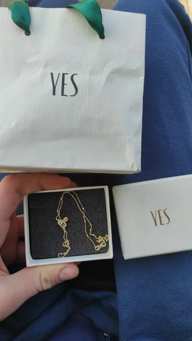 naszyjnik złoty yes