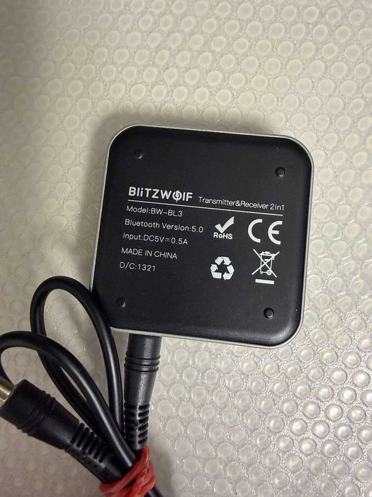 аудиоадаптер трансмитер Bluetooth blitzwolf BW-BL3