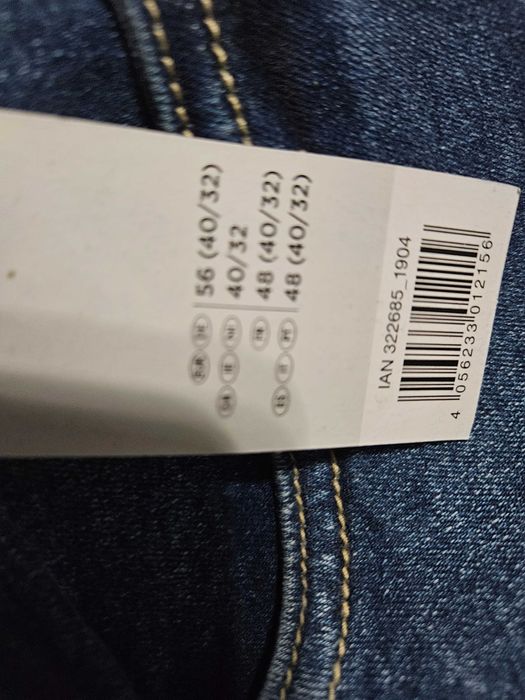 spodnie męskie jeansowe  rozmiar 56 (40/32)