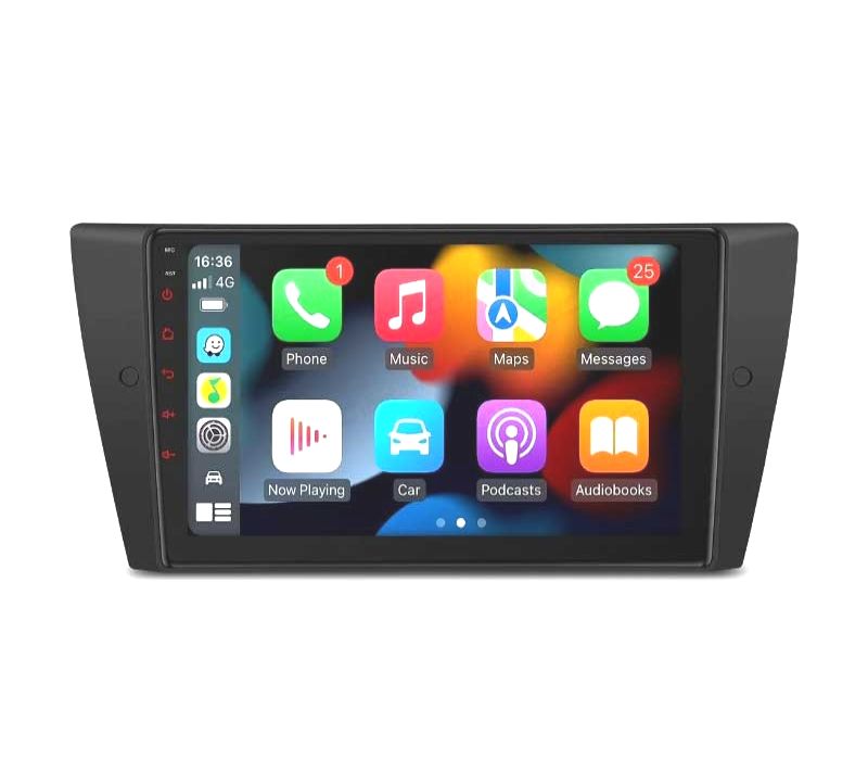 AUTO RADIO 9" GPS ANDROID 14 BMW E90 E91 E92 E93 ECRA TACTIL