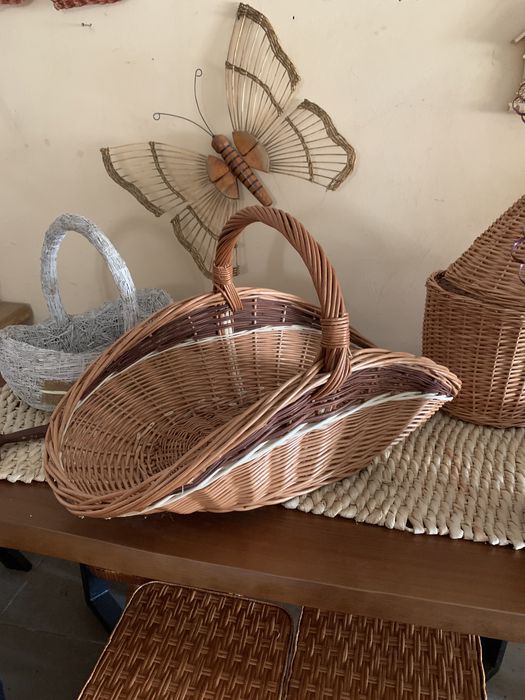 Корзина для дров / Корзина на пасху / корзини з лози / кошики з лози