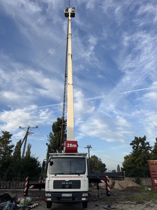 Podnośnik koszowy, zwyżka - WYNAJEM - 24/h - Tczew