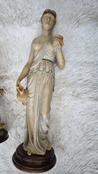 Escultura em alabastro italiano