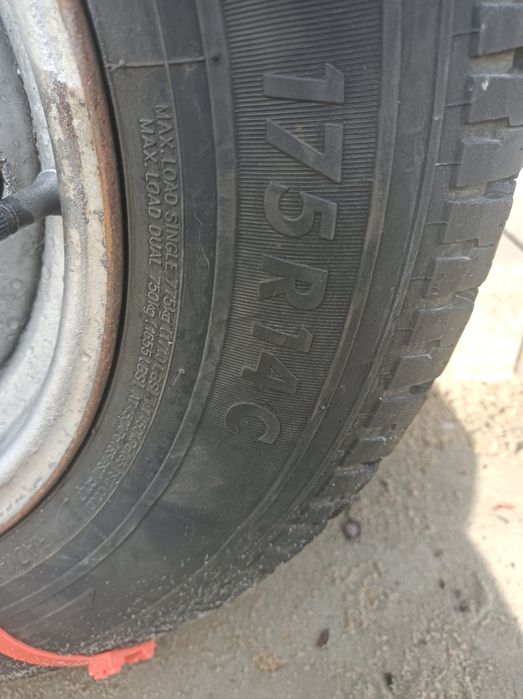 felgi stalowe opony 14c  przyczepa fiat 14 polonez 4*98 truck laweta