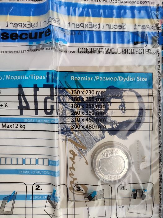 Moneta srebrna 10 zł Cyprian Norwid  srebro Ag925 + folder emisyjny