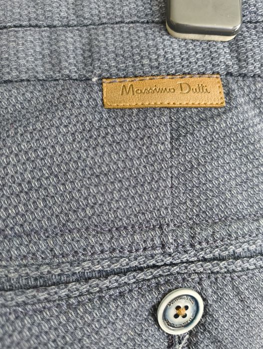 Calça Chino azul Massimo Dutti