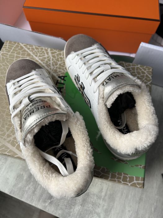 Кеди з хутром преміата , premiata кеди . Розмір 40/25.5 см у наявності