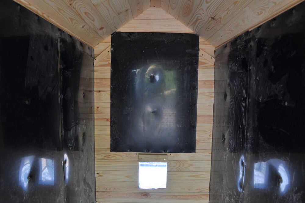 Утепленная БУДКА с ПОДОГРЕВОМ | Шторка