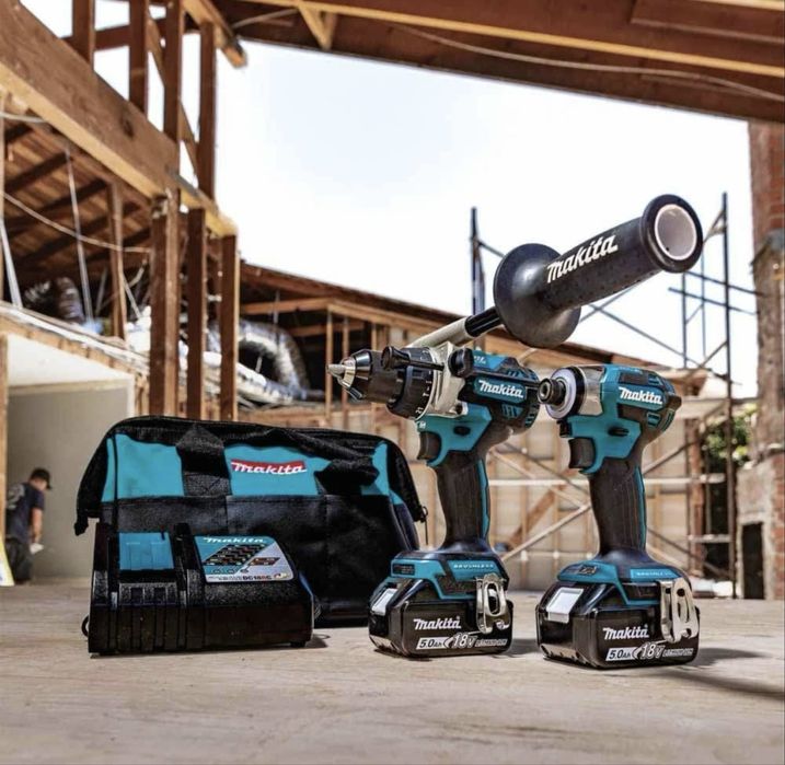 Набір акумуляторних шуруповертів Makita XT297T 18v.(XPH14+XDT20+akb)