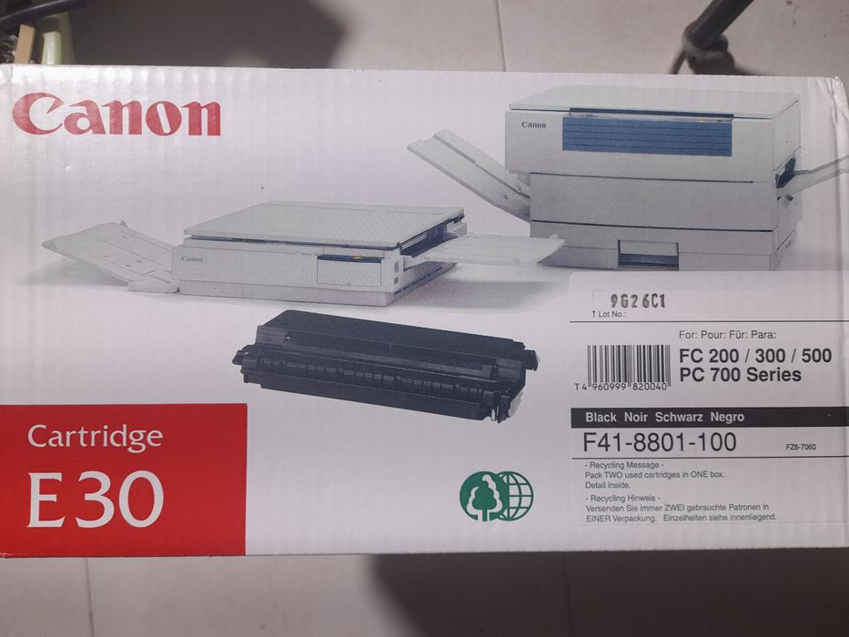 Toner Canon E30 preto