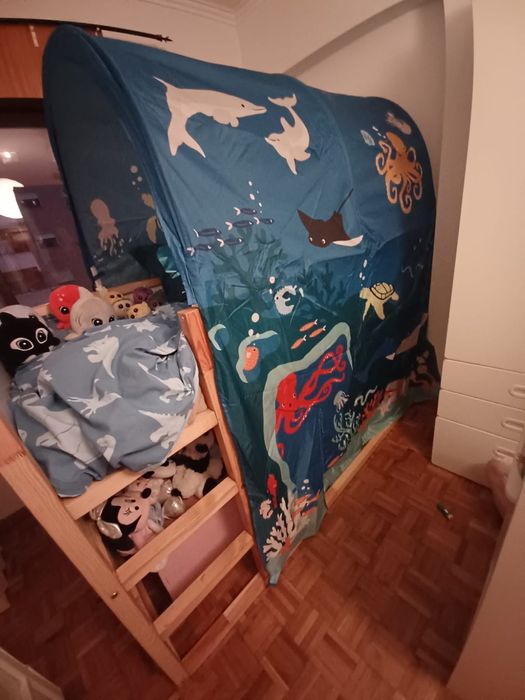 Cama beliche para menino
