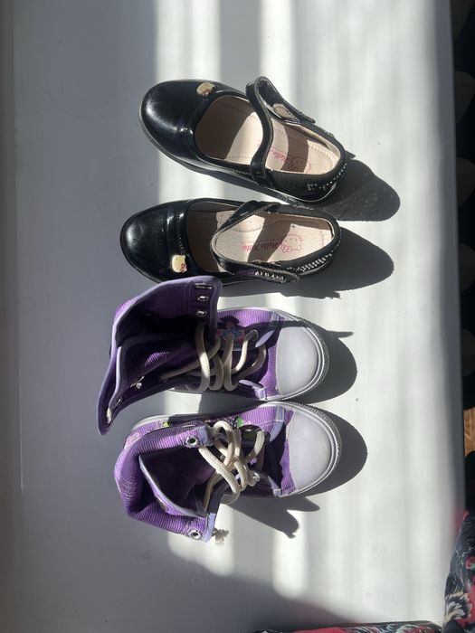 Туфлі 27 розмір та кеди 29, на стопу 17,5-18 см