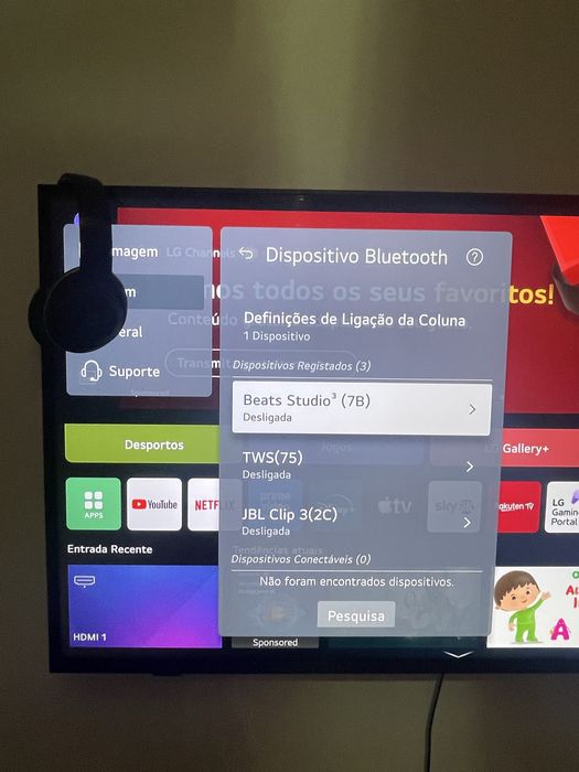 Beats Studio3 Wireless Preto/Dourado | Funciona bem | Só levantamento