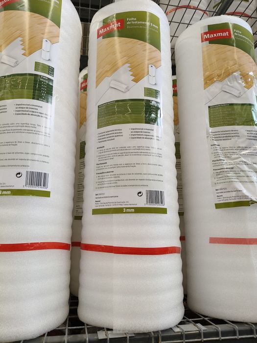 Chão Flutuante - 1 Rolo Manta Isolante 3mm com cerca de 19m2