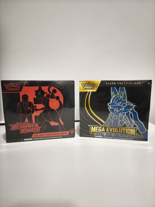 ETB Destined Rivals + Mega Evolution Lucario - Pokémon TCG