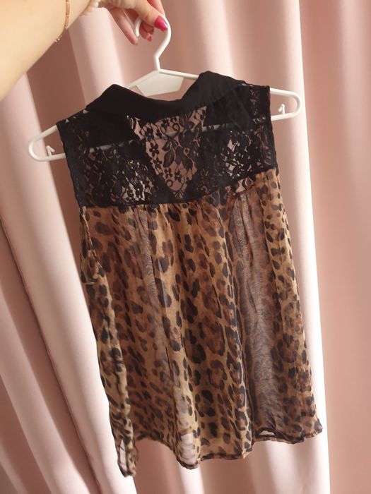 Koszula letnia w panterke h&m 40