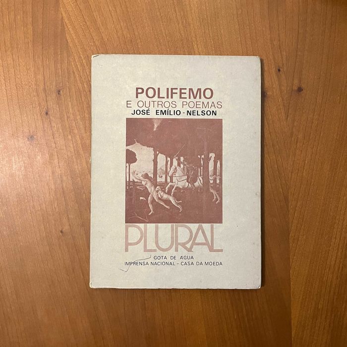 José Emílio-Nelson - Polifemo e outros poemas (1.ª edição, 1983)