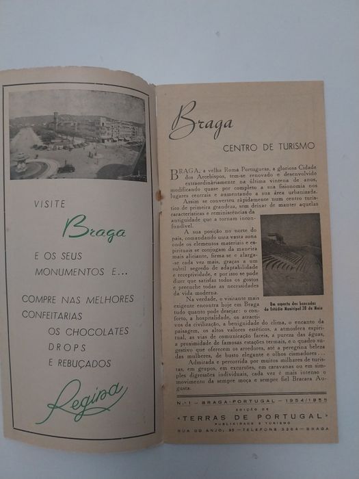 Braga - Roteiro Turístico 1954/55
