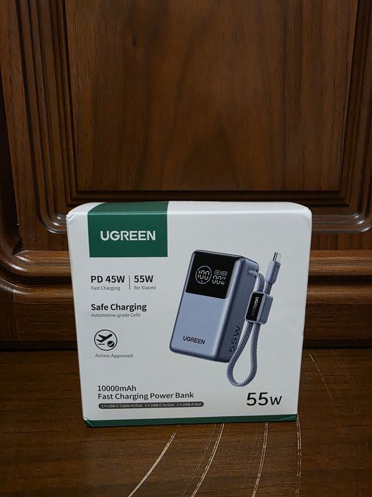 Ugreen 55W павербанк 10000 mAh