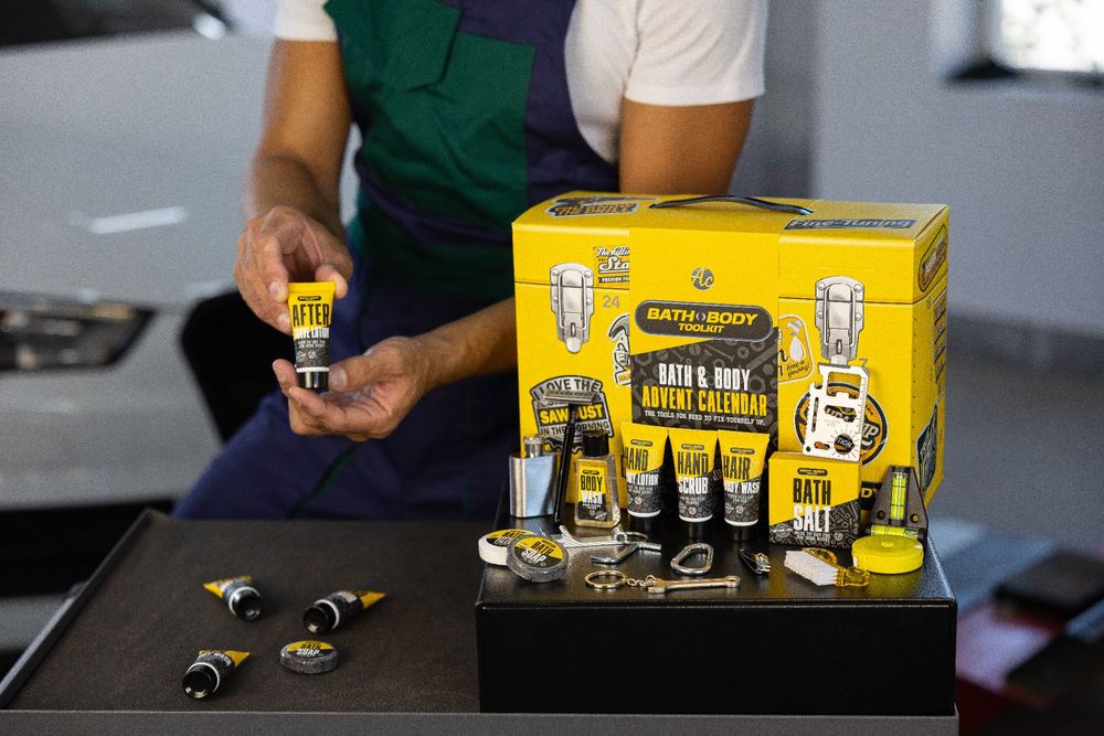 Адвент календарь accentra косметичний набір, чоловічий