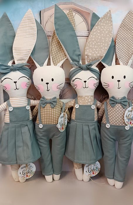 królik króliczka tilda szyta zabawka bawełna