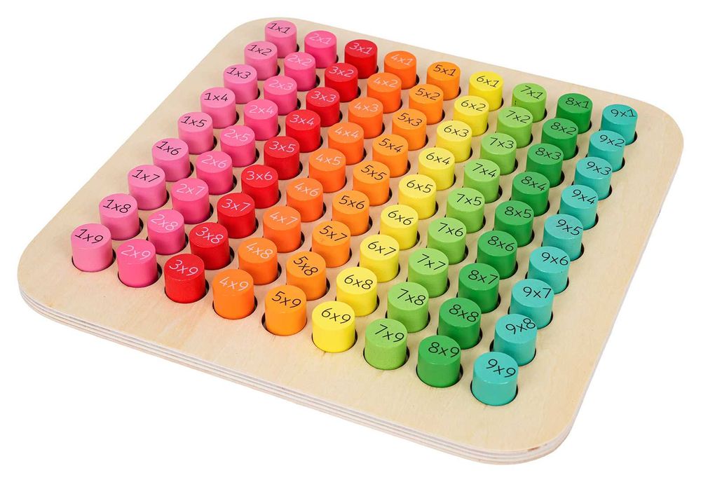 Edukacyjna Drewniana Tablica do Nauki Mnożenia Dla Dzieci YY-3184