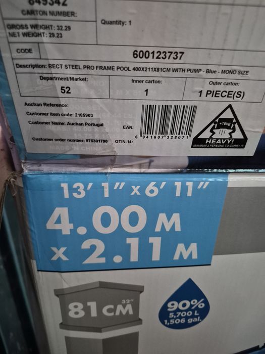 Piscina Bestway steelpro