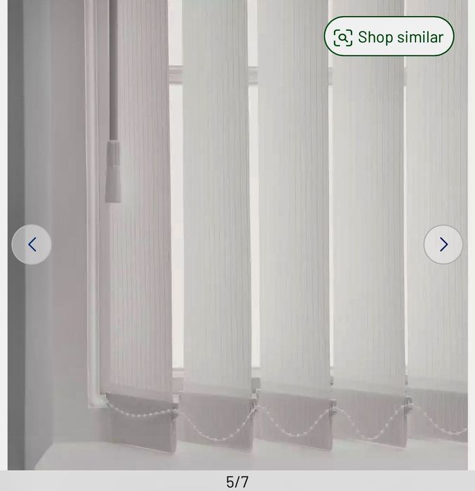 2x Novo tamanhos verticais estores kit 1x180cm 1x120cm largo ajustável