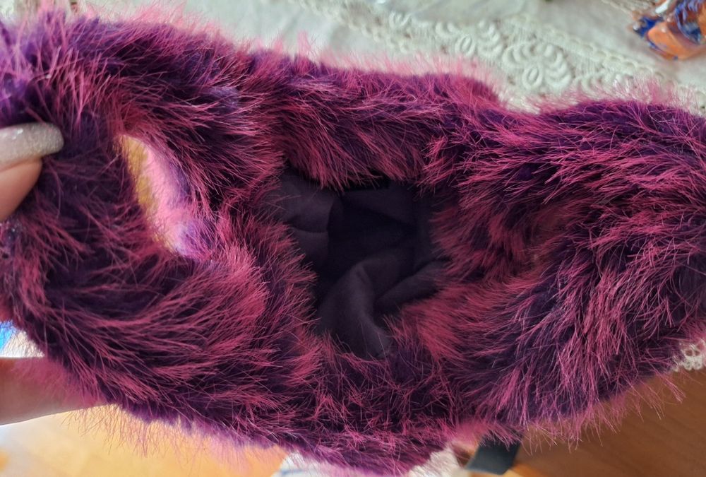 Mala com Pêlo Roxo e Rosa Parfois