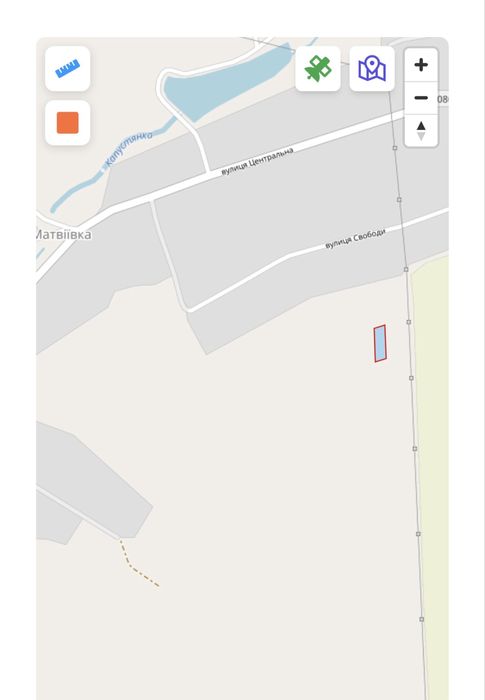 Продам земельну ділянку с. Матвіївка