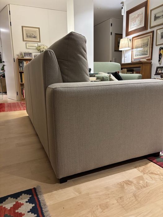 Sofá 3 Lugares Bege