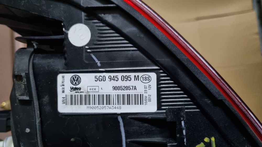 Otica traseira vw Golf 7