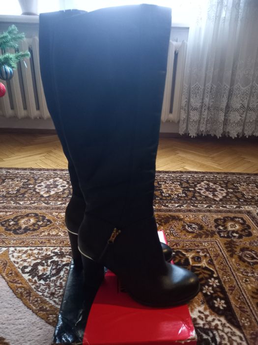 Чоботи натуральна італійська шкіра, нові