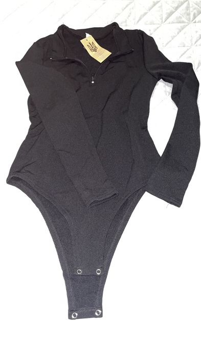 Боді в рубчик на флісі