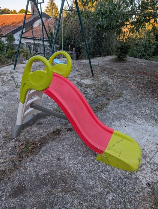 Escorrega de plástico