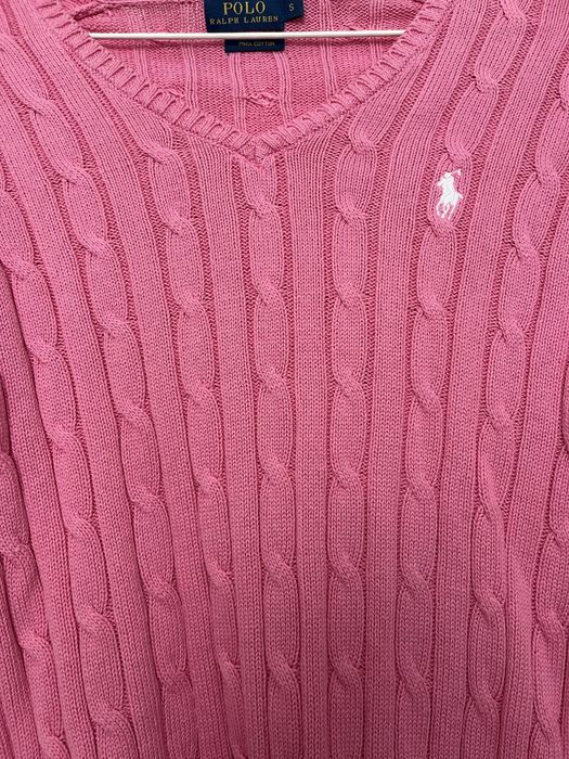 Sweter Polo Ralph Lauren różowy S