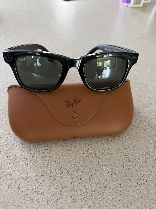 Okulary META Ray Ban Wayfarer czarne