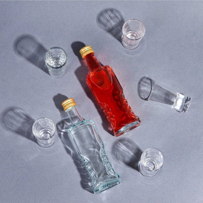 Butelka UKRAINKA 100 ml na nalewki wino likier alkohol soki z zakrętką