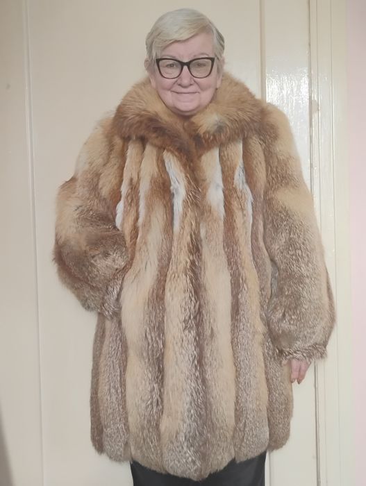 Efektowne futro z lisów