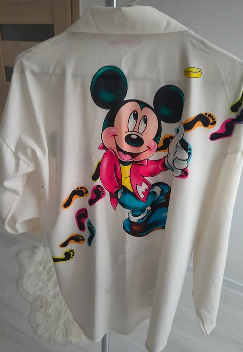 Koszula biała myszka Miki