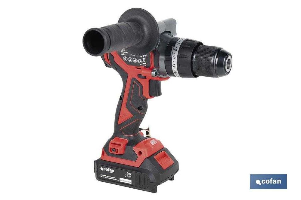 Berbequim percutor e parafusadora 2 Velocidades COFAN