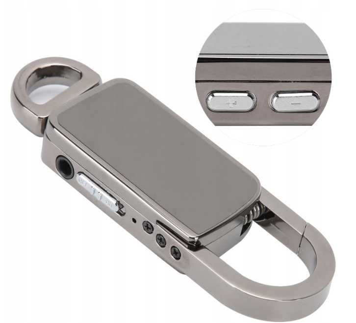 Rejestrator dźwięku Mini brelok Cyfrowy dyktafon 16GB ttst531