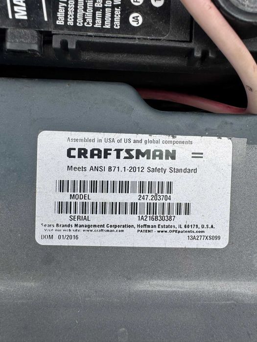 Traktorek kosiarka Craftsman T1000 2016 kosisko 107 cm  z USA