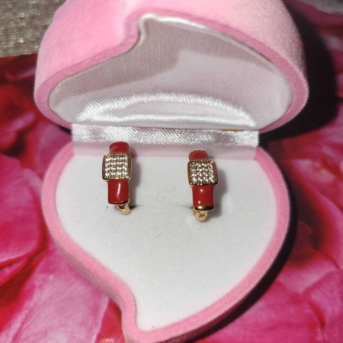 Продам нежные серёжки из мед сплава