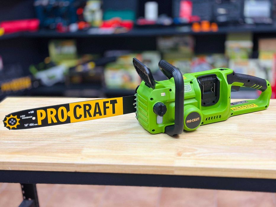 3/8"Lp Цепная Пила Procraft Бесщеточный двигатель (Тушка) + Гарантия
