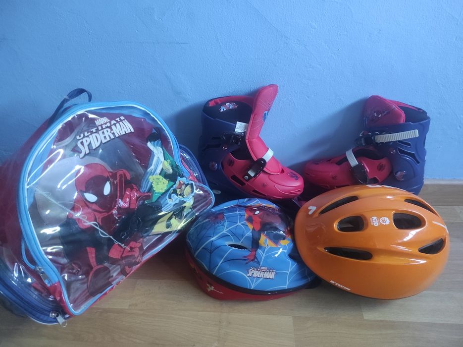 Patins de criança+capacete