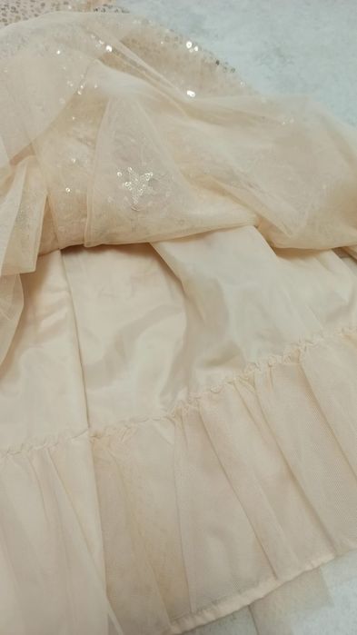 Śliczna sukienka balowa impreza tiul cekiny H&M